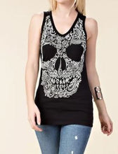 Load image into Gallery viewer, Vocal Bling Skull Tank
