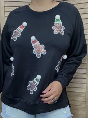 GINGERBREAD MAN BLACK