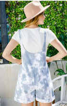 Load image into Gallery viewer, BOTTOM ROLLED HEM TYE-DYE ROMPER
